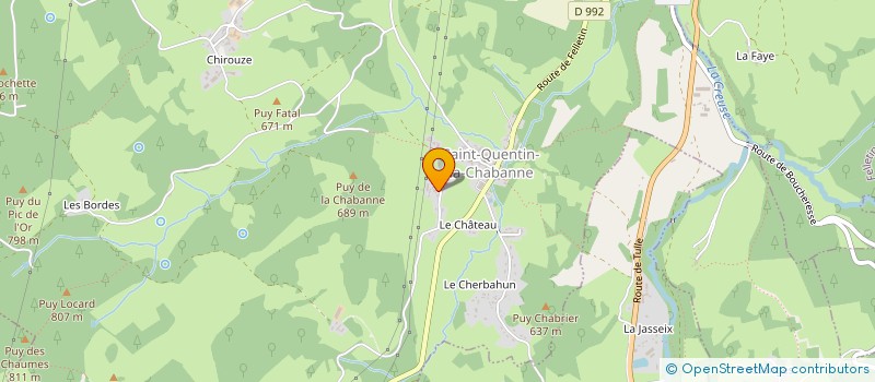 localisation de l'entreprise LES PUYS à SAINT FRION