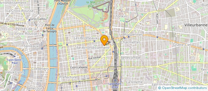 localisation de l'entreprise LES PYRAMIDES à LYON