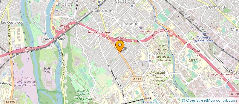 localisation de l'entreprise LES PYRAMIDES à TOULOUSE
