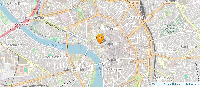 localisation de l'entreprise LES PYRAMIDES à TOULOUSE
