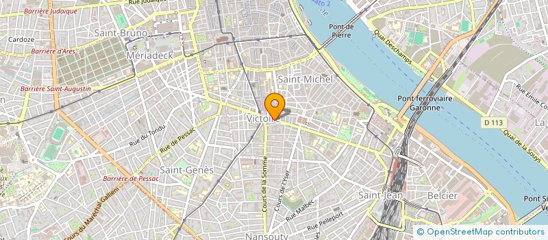 localisation de l'entreprise LES PYRAMIDES  BORDEAUX