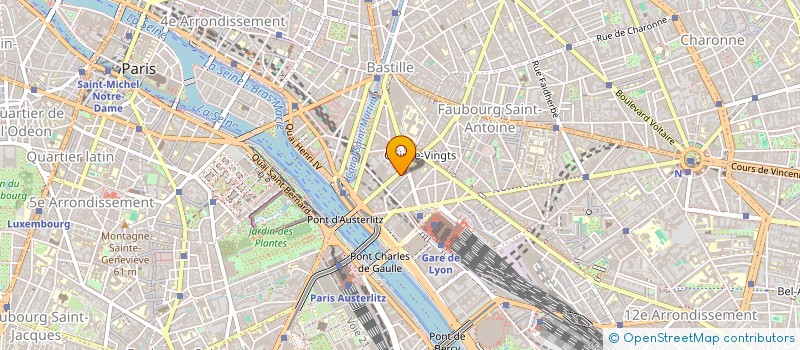 localisation de l'entreprise LES PYRAMIDES ALIMENTATION GENERALE  PARIS