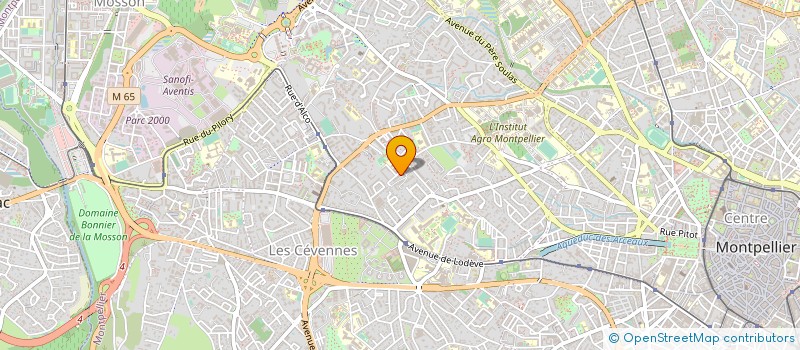 localisation de l'entreprise LES PYRAMIDES D ALCO à MONTPELLIER