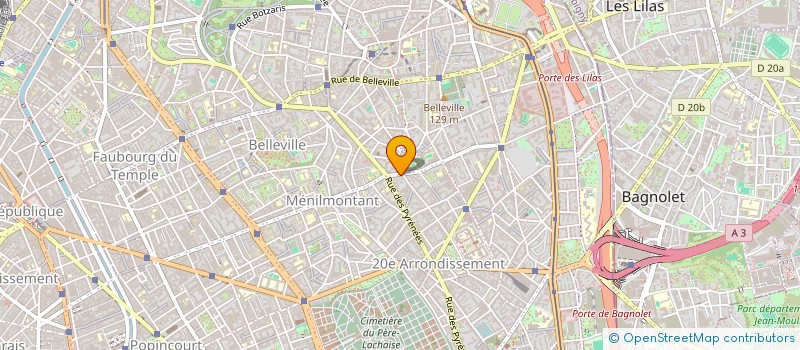 localisation de l'entreprise LES PYRAMIDES DE FRUITS  PARIS