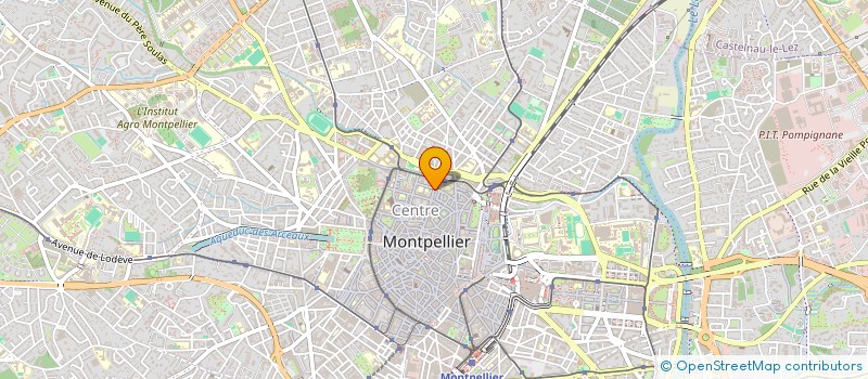 localisation de l'entreprise LES PYRAMIDES EXPRESS à MONTPELLIER