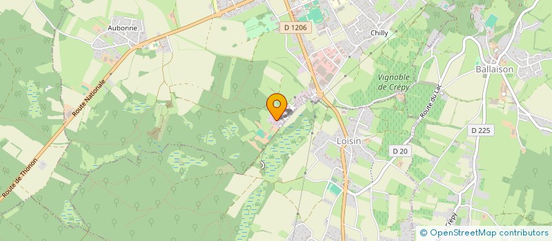 localisation de l'entreprise LES PYRAMIDS  DOUVAINE