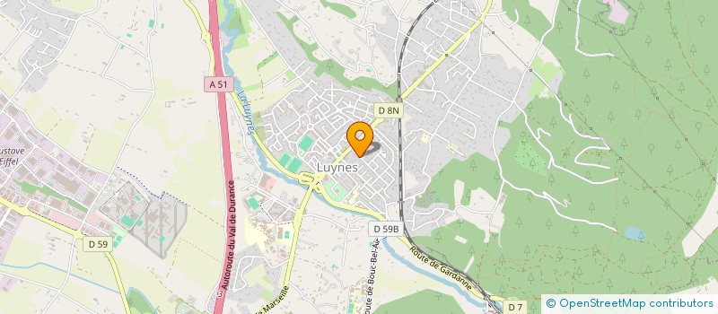 localisation de l'entreprise LES PYRENEENNES à AIX EN PROVENCE