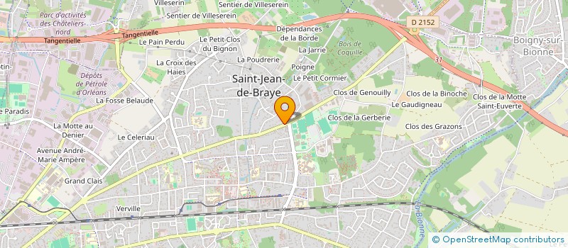 localisation de l'entreprise LES PYRENEES à SAINT-JEAN-DE-BRAYE