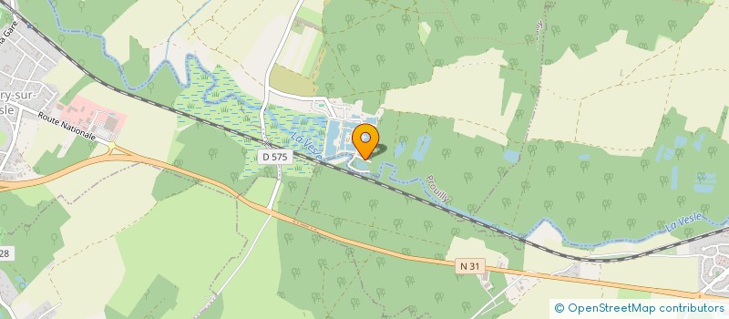 localisation de l'entreprise LES QABANES  PROUILLY