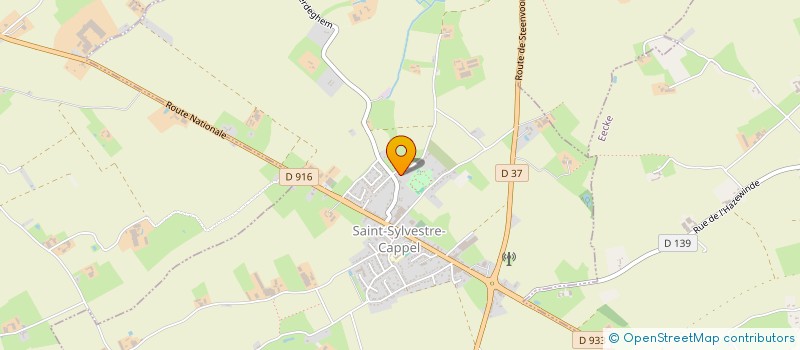 localisation de l'entreprise LES QUADEURS DES FLANDRES  SAINT-SYLVESTRE-CAPPEL