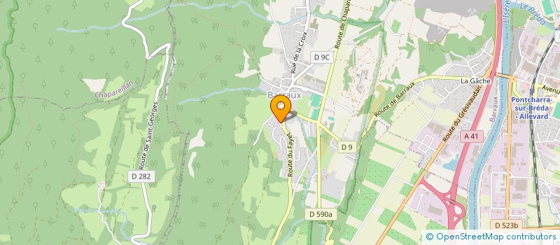 localisation de l'entreprise LES QUADEURS DU DIMANCHE  BARRAUX