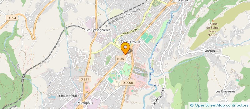 localisation de l'entreprise LES QUAIS DE LA GARE D EAU  GAP