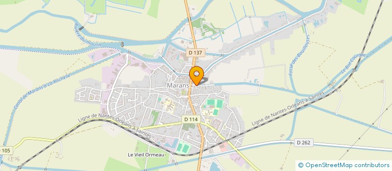 localisation de l'entreprise LES QUAIS DE MARANS  MARANS