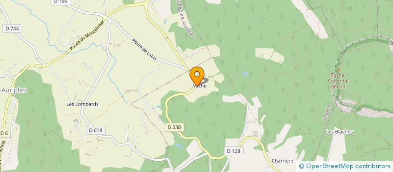 localisation de l'entreprise LES QUANTEAUX  SOYANS