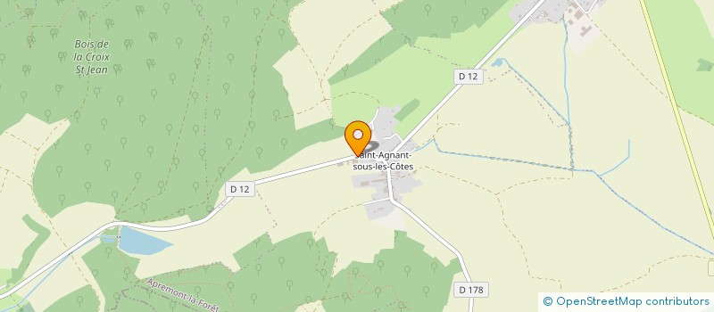 localisation de l'entreprise LES QUAROTTES DE L'ETANG à APREMONT-LA-FORET