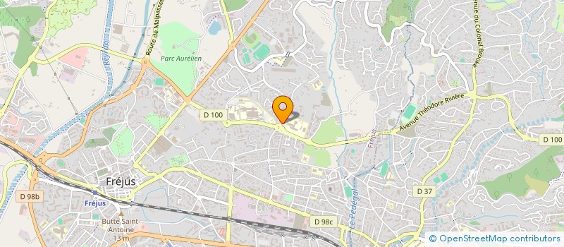 localisation de l'entreprise LES QUARTIERS A L ECOLE DE LA RADIO à FREJUS