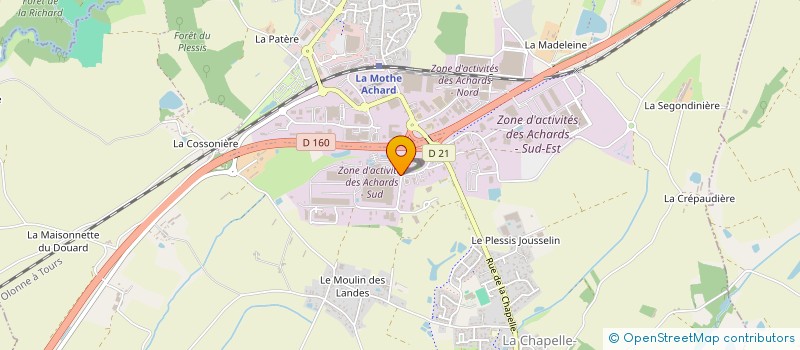 localisation de l'entreprise LES QUAT'SAISONS à LES ACHARDS