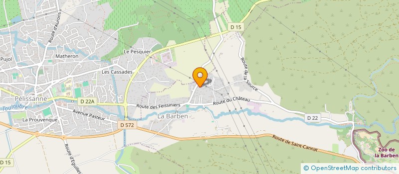 localisation de l'entreprise LES QUATR'IZ à AUBAGNE