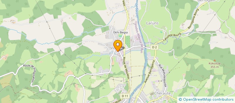 localisation de l'entreprise LES QUATRE A  VIODOS-ABENSE-DE-BAS