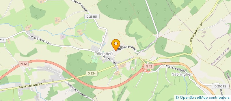 localisation de l'entreprise LES QUATRE AIRS 2  COLEMBERT