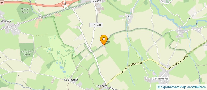 localisation de l'entreprise LES QUATRE AIRS à BERMERIES