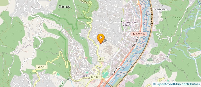 localisation de l'entreprise LES QUATRE AS à CARROS