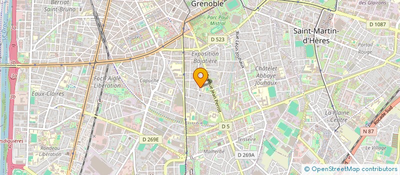 localisation de l'entreprise LES QUATRE B à GRENOBLE