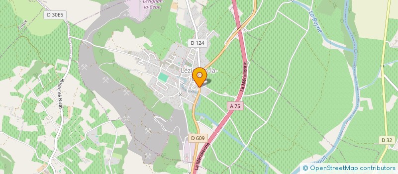 localisation de l'entreprise LES QUATRE B  LEZIGNAN-LA-CEBE