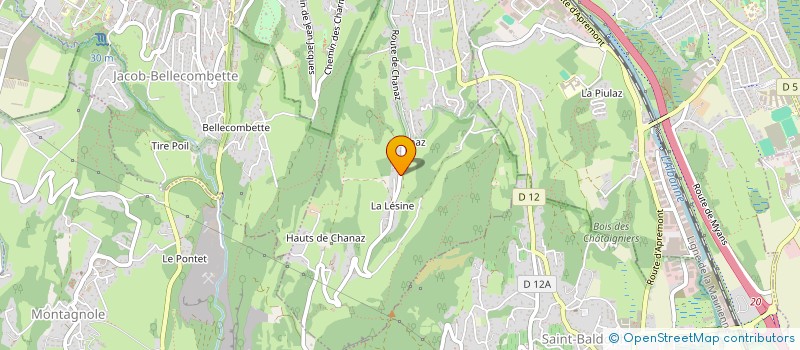 localisation de l'entreprise LES QUATRE BELLES  BARBERAZ