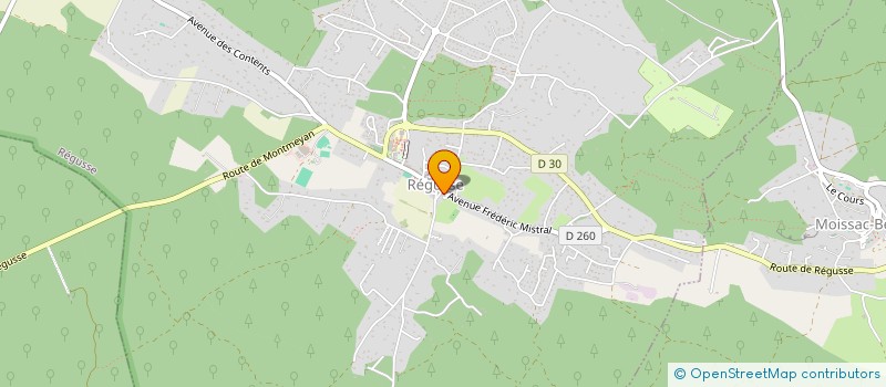 localisation de l'entreprise LES QUATRE C à REGUSSE
