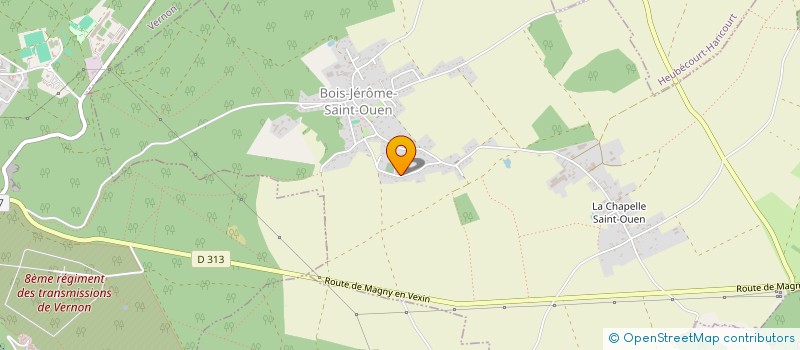 localisation de l'entreprise LES QUATRE CAVALIERS  BOIS-JEROME-SAINT-OUEN