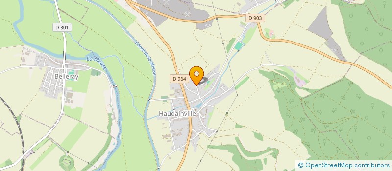 localisation de l'entreprise LES QUATRE ETOILES à HAUDAINVILLE