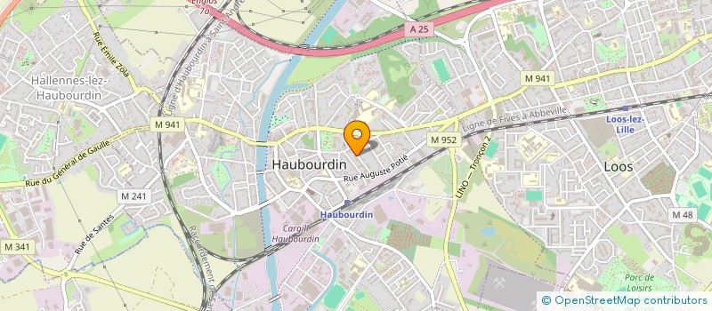 localisation de l'entreprise LES QUATRE FANTASTIQUES  HAUBOURDIN