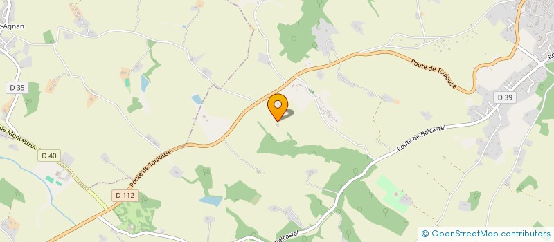 localisation de l'entreprise LES QUATRE FEUILLES  LAVAUR