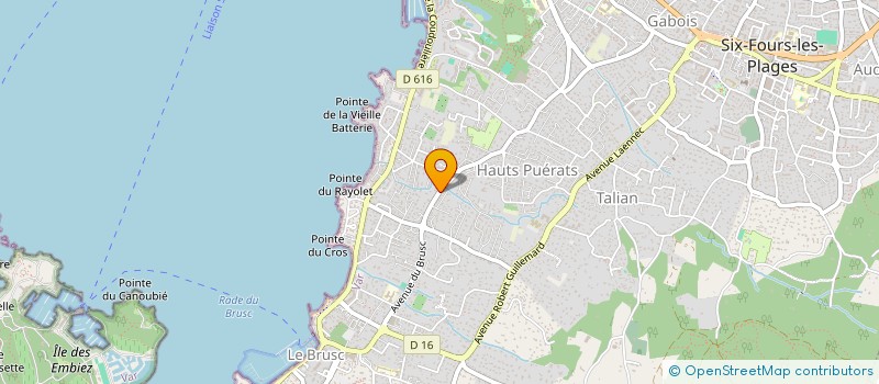 localisation de l'entreprise LES QUATRE FILS AYMON  SAUSSET-LES-PINS