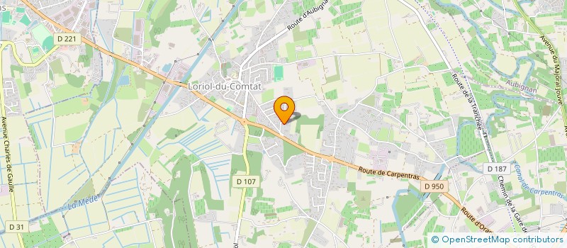 localisation de l'entreprise LES QUATRE GRANDS VENTS  LORIOL-DU-COMTAT