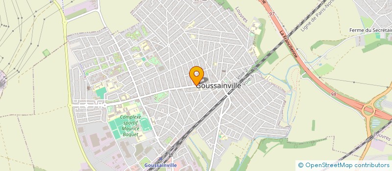 localisation de l'entreprise LES QUATRE I  GOUSSAINVILLE