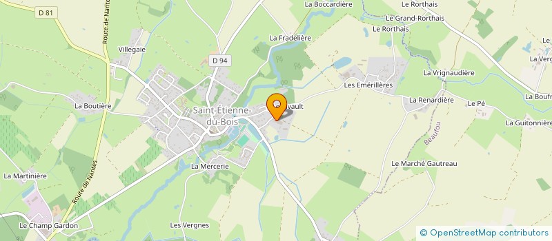 localisation de l'entreprise LES QUATRE ILES  SAINT-ETIENNE-DU-BOIS