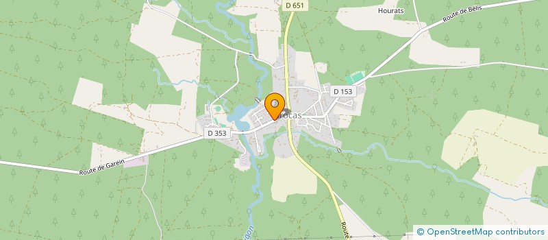 localisation de l'entreprise LES QUATRE K  BROCAS