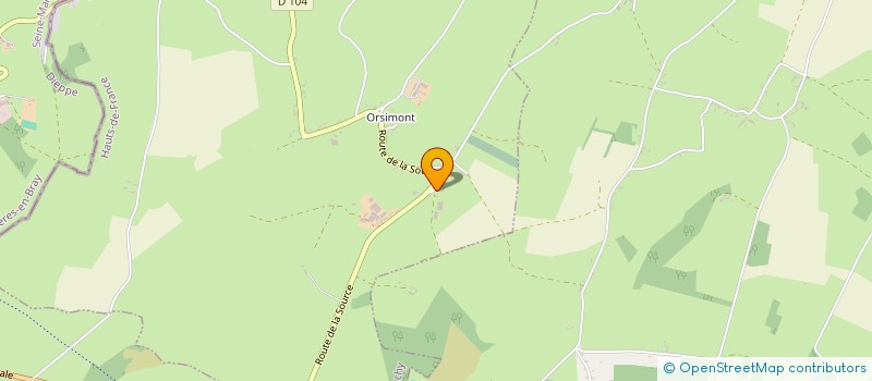 localisation de l'entreprise LES QUATRE L  VILLERS-SUR-AUCHY