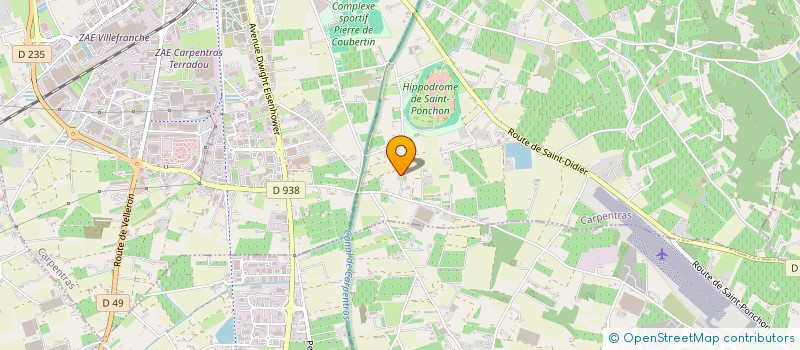 localisation de l'entreprise LES QUATRE L  CARPENTRAS