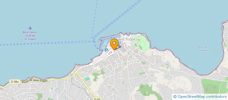 localisation de l'entreprise LES QUATRE M à SAINT TROPEZ