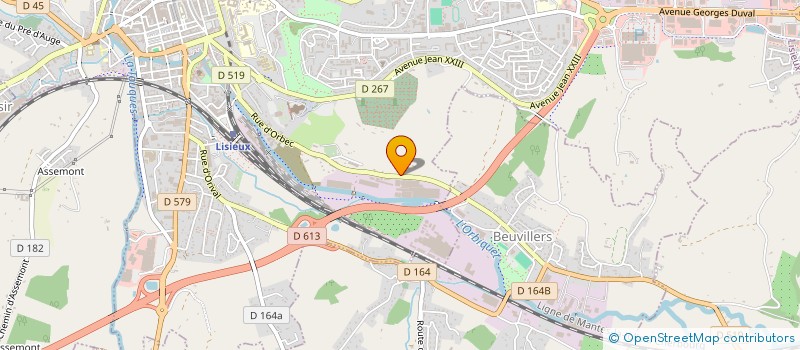 localisation de l'entreprise LES QUATRE MAILLOC  SAINT-DENIS-DE-MAILLOC