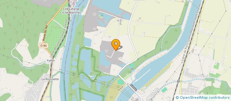 localisation de l'entreprise LES QUATRE MARMOTTES  CHATEAUNEUF-DU-RHONE