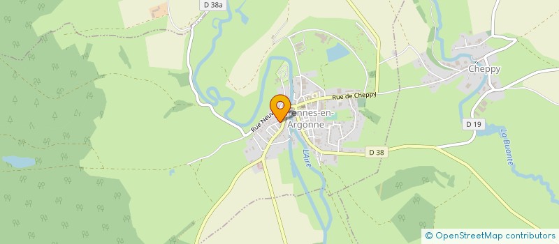 localisation de l'entreprise LES QUATRE MICKELE à VARENNES-EN-ARGONNE