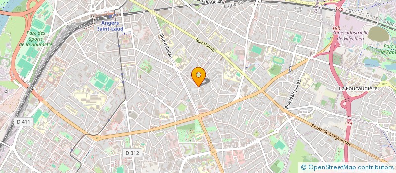 localisation de l'entreprise LES QUATRE MONCEAUXQUETAIRES à ANGERS