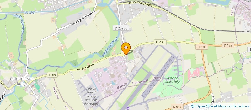 localisation de l'entreprise LES QUATRE MOUSSAILLONS  MERVILLE