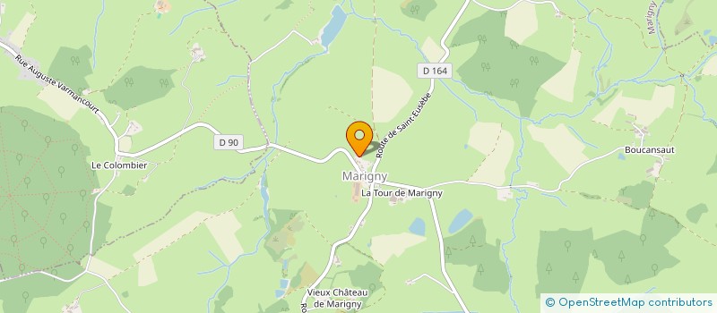 localisation de l'entreprise LES QUATRE NOUES  MARIGNY