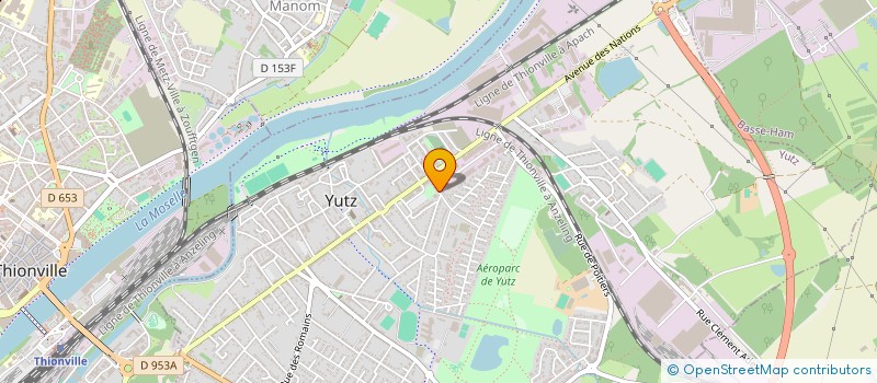 localisation de l'entreprise LES QUATRE PATTES  YUTZ