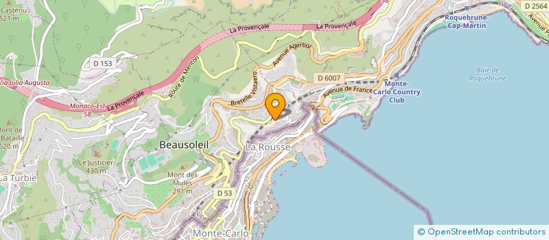 localisation de l'entreprise LES QUATRE PIERRES  BEAUSOLEIL